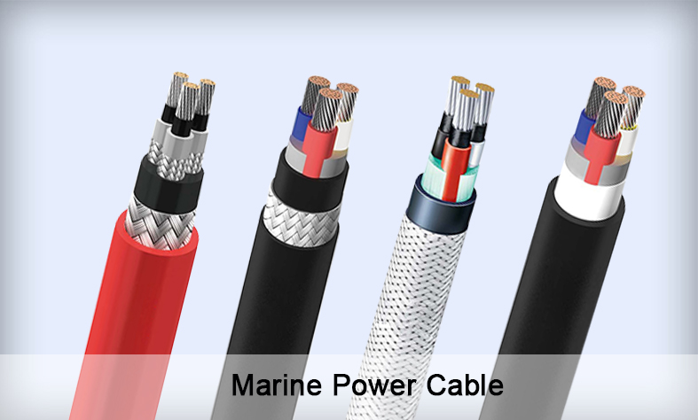 Shipboard power cable